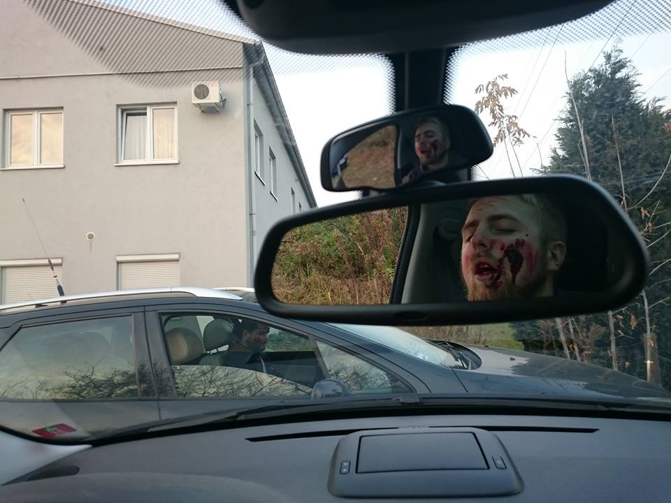 Pozorant przygotowany do scenariusza wypadku